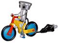 Chibi-Robo riding the Bike