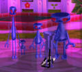 All four aliens meeting Chibi-Robo.